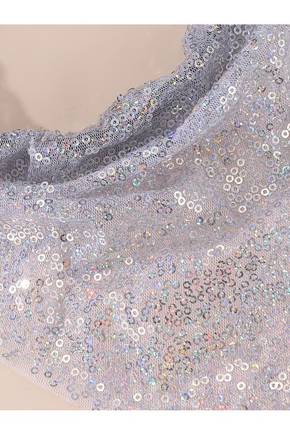 Girls Grey Sequin Headband