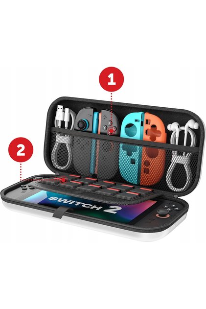 Husă de protecție pentru consola Nintendo Switch 2, albă