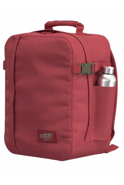 CabinZero Classic Tech 28 l Rucsac de călătorie 2-în-1 - roșu cer
