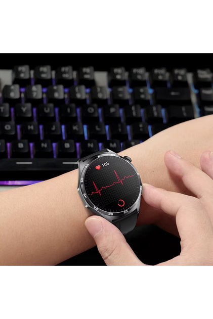 Smartwatch GlucoPro - Măsurare glicemie, Puls ECG, Apeluri, AMOLED PL