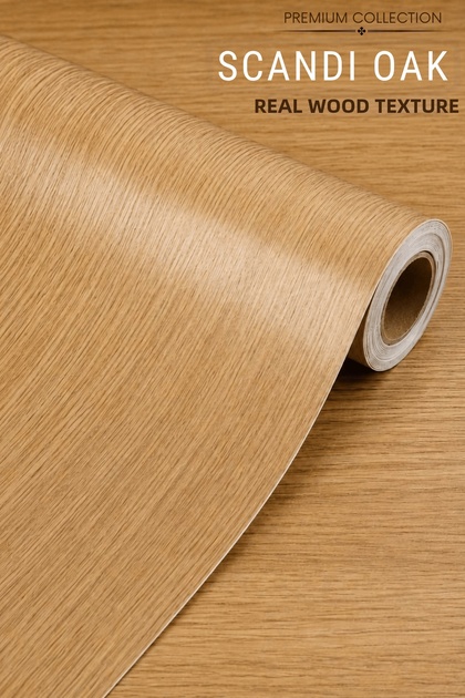 Self-Adhesive Premium Wood Look Kitchen Bathroom Countertop Cabinet Table Veneer 60X100