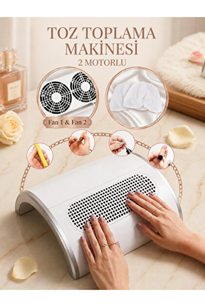 Mirage Nail Dust Collector ベージュ Genel Markalar Tırnak Toz Toplama Makinesi - Fiyatı, Yorumları