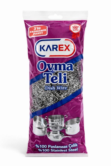 Bulaşık Ovma Teli 3 Lü