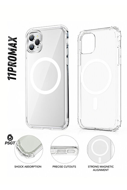 PSGT Appe Iphone 11 Promax Kılıf Magsafe Wireless Şarj Destekli