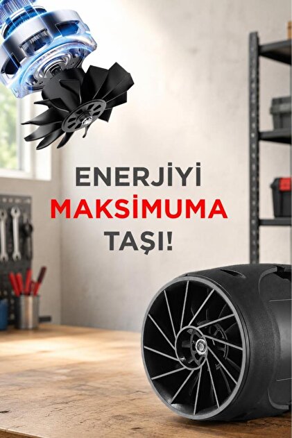 Torima Hava Üfleme Makinesi 1500mAh 80 W Yüksek Hızlı Turbo Jet