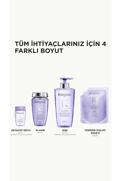Kerastase Blond Absolu Bain Lumiere Işlem Görmüş Sarı Saçlar Için