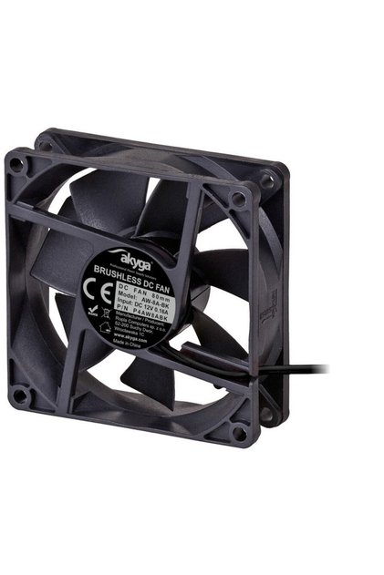 Ventilator PC AW-8A-BK, 80 x 80 x 25, 25 dBA