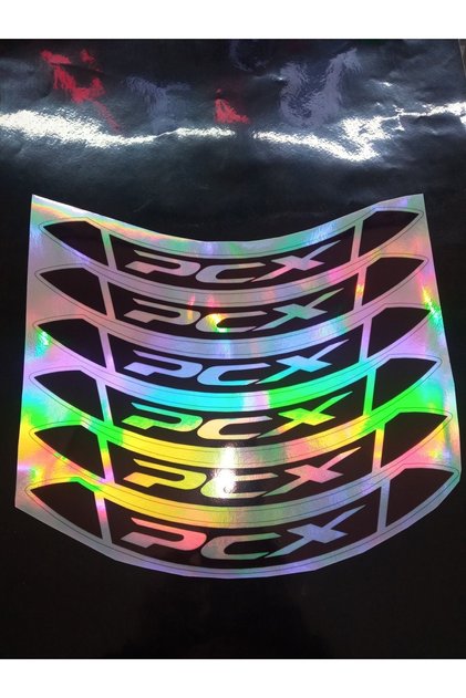 HONDA PCX HOLOGRAM RIM STRIP STICKER
