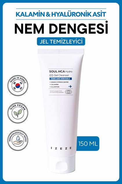 Soul HCA Hydro Temizleyici, 150ml | Hyaluronik Asit İçerikli Jel Temizleyici, Tüm Cilt Tipleri İçin