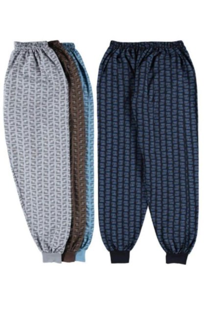 Summer Men's 1 Piece Cuffed Pajama Bottoms