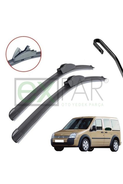 FORD TOURNEO CONNECT ÖN CAM SİLECEK SÜPÜRGESİ TAKIMI 2002 - 2008 MODEL FORD KORNET