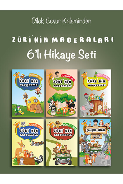 ENDA YAYINCILIK ZÜRİ'NİN MACERALARI HİKAYE KİTABI SETİ - Fiyatı