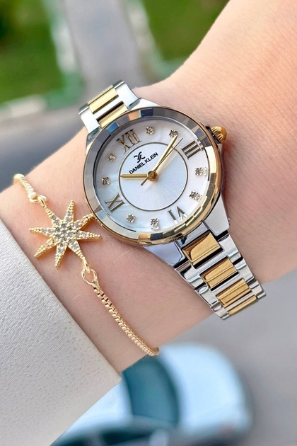 Gold Silver Color Gift Packaged 30 mm Women's Wristwatch