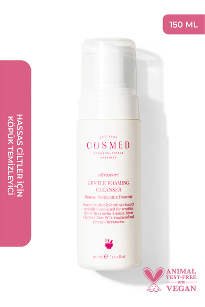 Hassas Ciltler İçin Köpük Temizleyici/ Ultrasense GENTLE FOAMING CLEANSER 150 ML