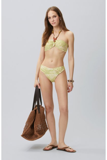 Yeşil Desenli Bikini Altı