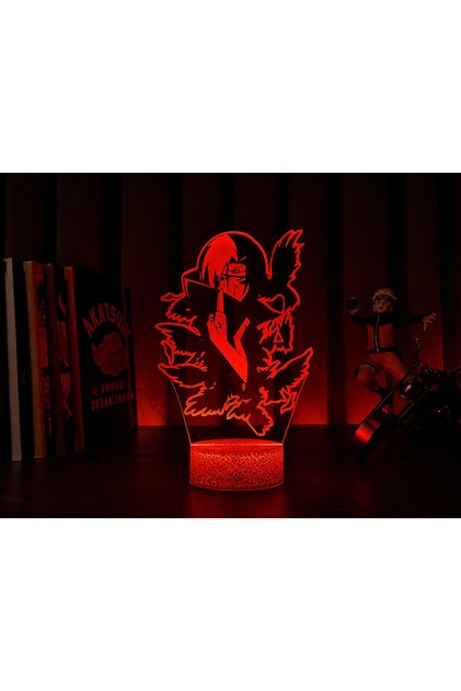 Naruto Masa Lambası, Itachi Uchiha Gece Lambası, Anime Lamba