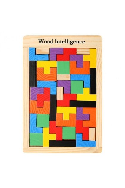 Wooden Tangram Puzzle Puzzle Game Motor Development Toys