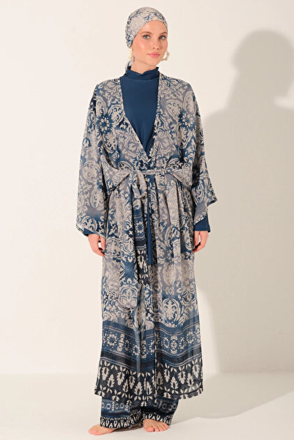 Patterned Long Pareo - Alf7144