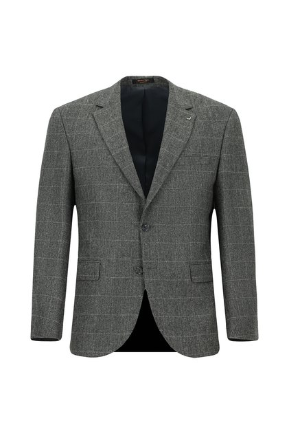 7 Drop Slim Fit Slim Fit Classic Plaid Wool Pack Jacket