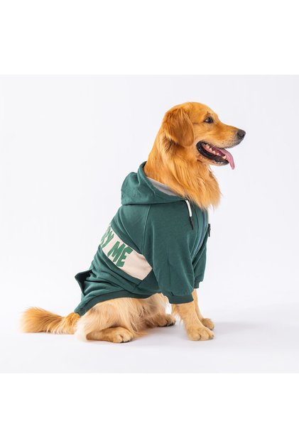Haki Angry Dog Orta ve Büyük Irk İçin Köpek Ceketi Köpek Sweati Köpek Elbisesi Köpek Kıyafeti