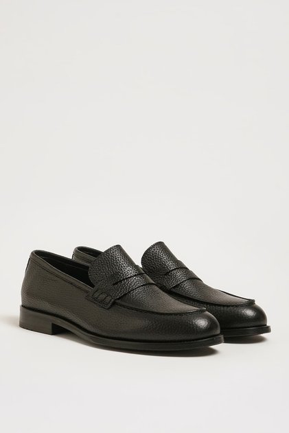 Bernard Model Genuine Floater Leather Neolithic Sole Loafer Shoes