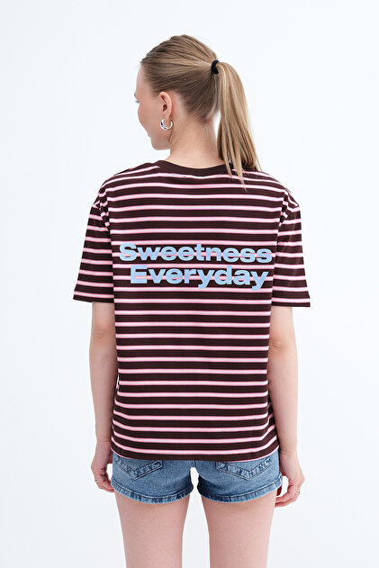 Addax Çizgili T-shirt P19424 - Fiyatı, Yorumları
