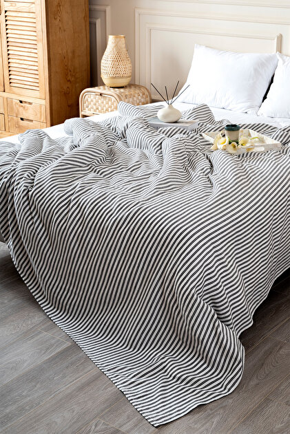 Koza Home Parlin Siyah Çift Kişilik Pike 200X220 2608 - Fiyatı