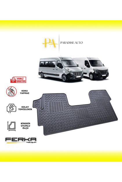 Renault Master 2009 ve Üstü Yüksek Kaliteli Uyumlu Oto Paspas