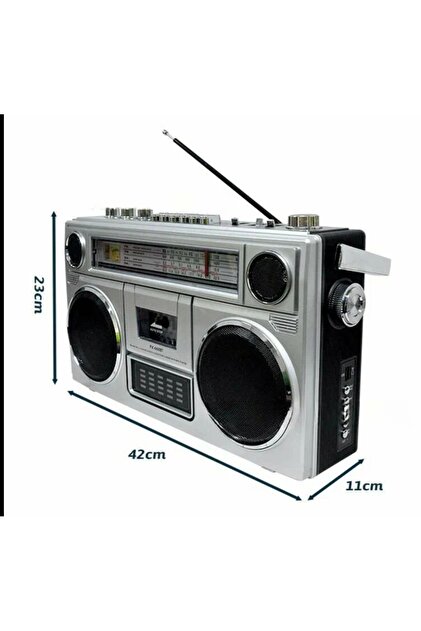 Dynego Bluetooth PX669 Siyah Retro Kaset Çalar Teyp Speaker