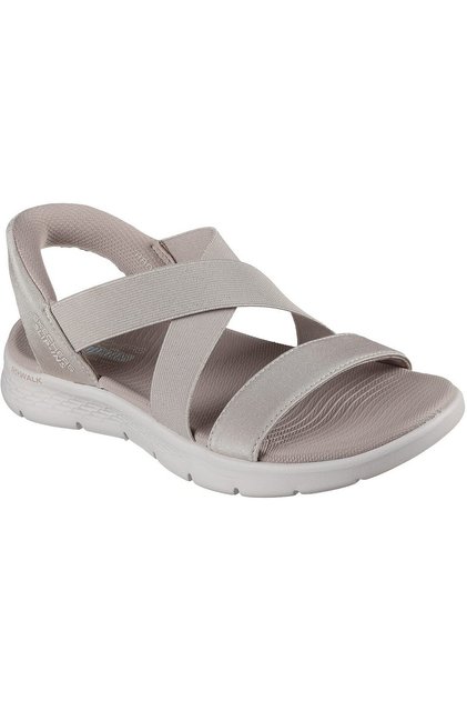 Sandály Go Walk Flex - Glimmer, béžové, dámské