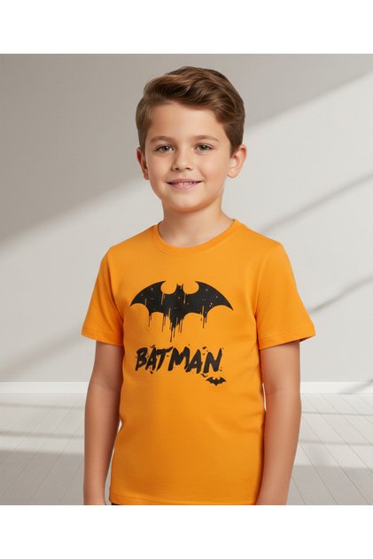 T-Shirt for Boy's Round Neck with Print Batman (Batman)