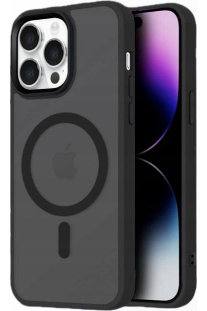 Husă magnetică MagSafe pentru iPhone 16 Pro Max ‚Äì Negru