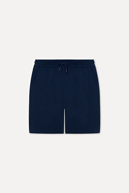 Erkek Lacivert Regular Fit Şort