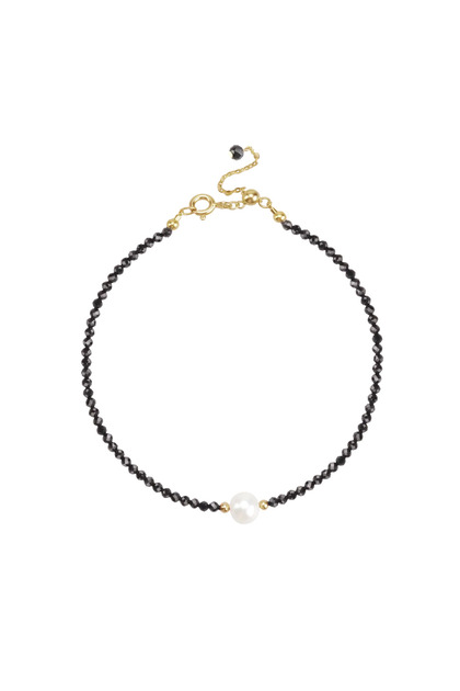 Brățară Argint Spinel&Pearl Argint placat cu aur galben / Spinel&Perle de apa dulce