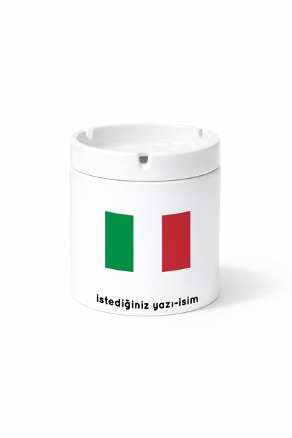 Country Italy Italy Flag Flag Double Sided Printed Ashtray Ashtray Gift