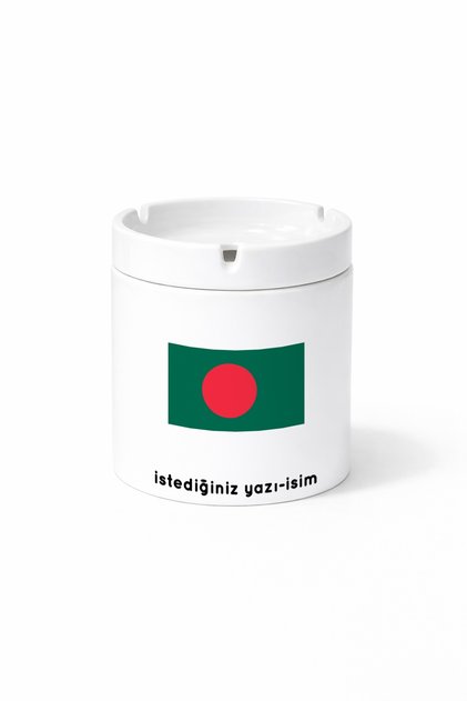Country Bd Bangladesh Bangladesh Flag Flag Printed Ashtray Ashtray Gift