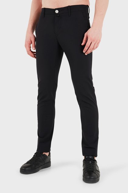 Slim Fit Normal Waist Narrow Leg Trousers Men's Pants Jump T001 008 S4024 Rw C74