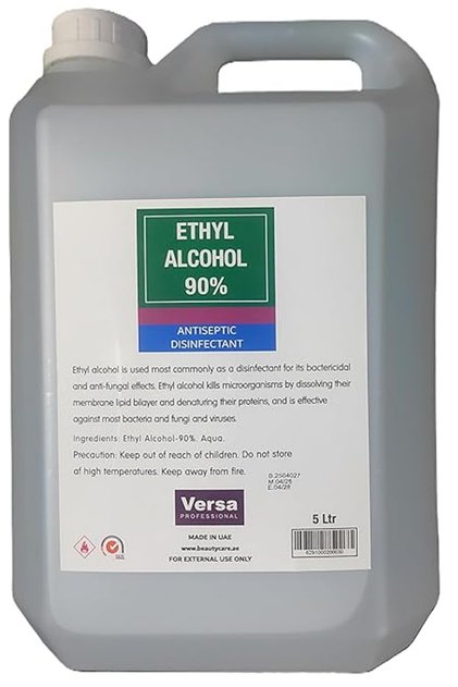 ETHYL ALCOHOL SOLUTION 90% 5 LITER