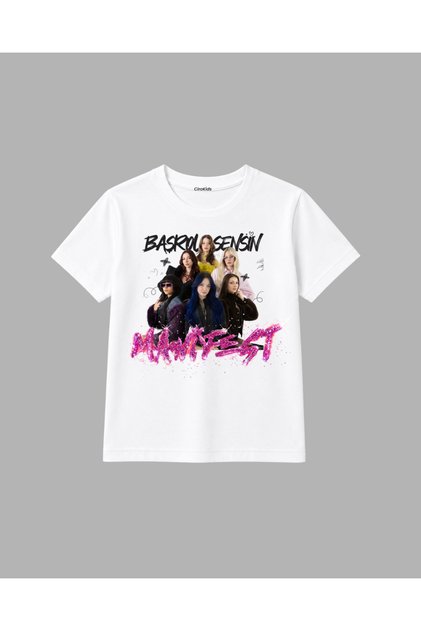 Cotton Manifest Group Main Character You Are the Girl T-Shirt (Ages 4-13)