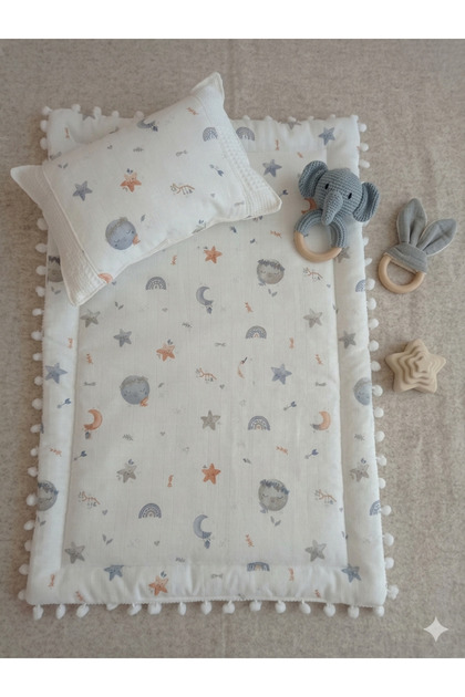 Baby Changing Mat 50X75 Baby Changing Set, Changing Pad and Pillow