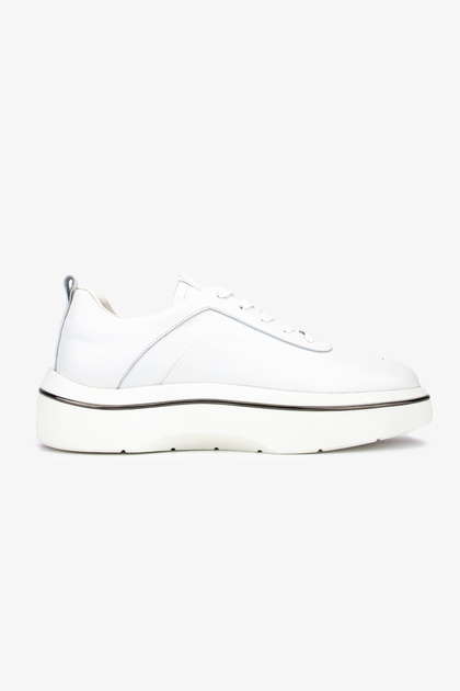 Erkek Hakiki Deri Beyaz Sneakers & Spor Ayakkabı