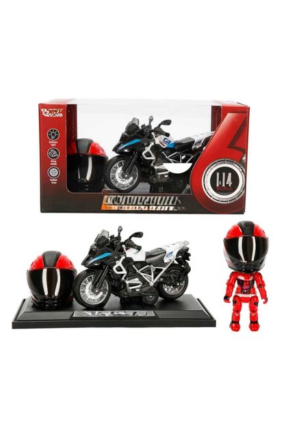1:14 Pull and Drop Motorcycle with Sound and Light