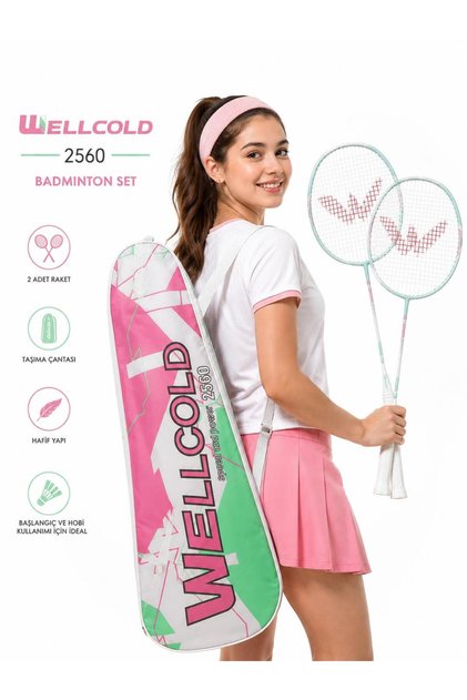 Badminton Profesyonel Raket Seti Çantalı 2560