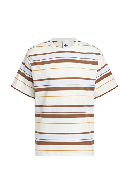 °T adidas Erkek Beyaz T-shirt STRIPE TEE KX1267 - Fiyatı
