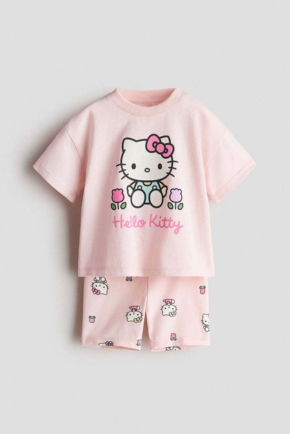 2-piece printed cotton set