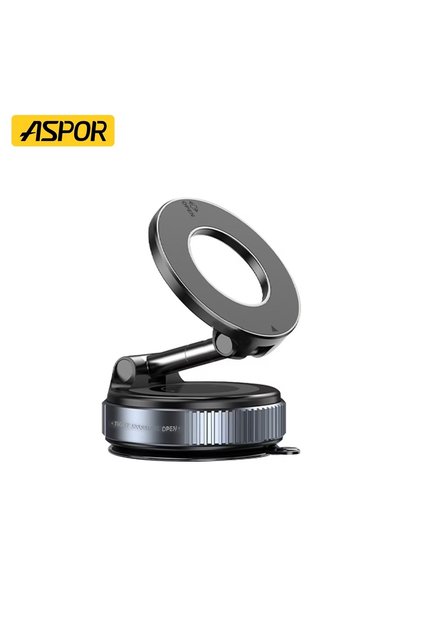 Suport Auto Telefon Magnetic cu Ventuză, Rotire 360°, Prindere cu O Mână - A708