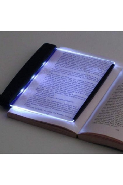 LED панелна лампа за четене на книги през нощта, учене за училище или правене на домашни.