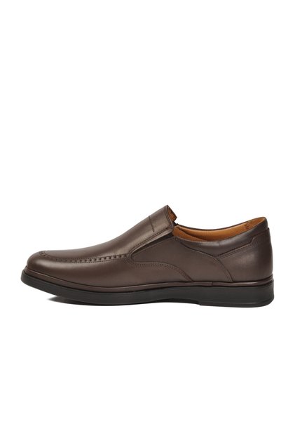 Brown Wide Fit Genuine Leather Men's Casual Shoes 333 m