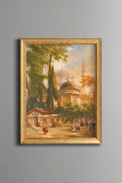 Hagia Sophia - Vintage Patterned Painting - Fine Model