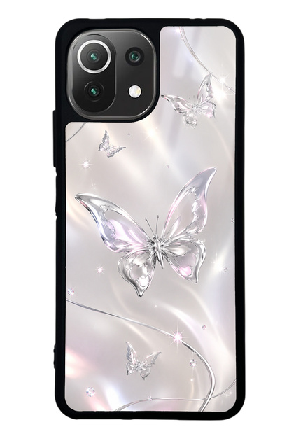 Xiaomi Mi 11 Lite Crystal Whisper Butterfly Design Glossy Phone Case